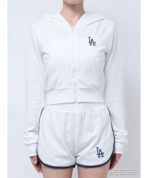 ♡badee♡ブラック　 ショートパーカー スウェット logo 楽天市場】GYDA ジェイダ MLB バックロゴ スウェット パーカー