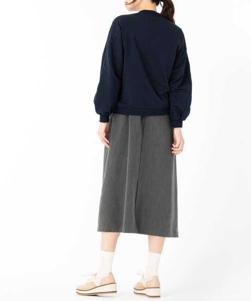 aunt lily（アントリリー）の「レースコンビコンシャススリーブブルゾン（ブルゾン・レディース・ネイビー・M/LL/L）」の2枚目の写真