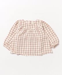 Quincy Mae（クインシーメイ）の「Mia Top + Bloomer Set || Cinnamon Plaid（その他ベビー用品）」