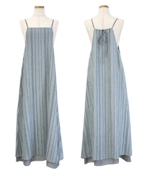 select MOCA Et(セレクトモカエト)の「【Et】Reversible Multi-Way Camisole One-piece(ワンピース・レディース・ブラック/ライトグレー・FREE)」の17枚目の写真