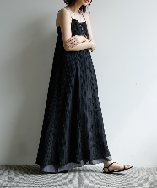 select MOCA Et(セレクトモカエト)の「【Et】Reversible Multi-Way Camisole One-piece(ワンピース・レディース・ブラック/ライトグレー・FREE)」の3枚目の写真
