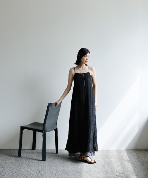 select MOCA Et(セレクトモカエト)の「【Et】Reversible Multi-Way Camisole One-piece(ワンピース・レディース・ブラック/ライトグレー・FREE)」の4枚目の写真