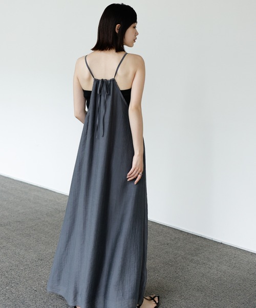 select MOCA Et(セレクトモカエト)の「【Et】Reversible Multi-Way Camisole One-piece(ワンピース・レディース・ブラック/ライトグレー・FREE)」の7枚目の写真