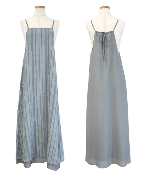 select MOCA Et(セレクトモカエト)の「【Et】Reversible Multi-Way Camisole One-piece(ワンピース・レディース・ブラック/ライトグレー・FREE)」の15枚目の写真