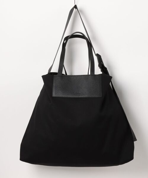 RATTLE TRAP（ラトルトラップ）の「new shrink leather combi big tote bag＿トートバッグ（トートバッグ・メンズ・ブラック/ブラック系・FREE）」の3枚目の写真