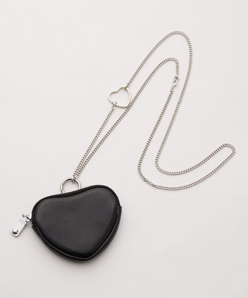 mystic(ミスティック)の「Lara ハートアレンジポーチ(その他小物・レディース・レッド/ブラック・ONE SIZE)」の1枚目の写真