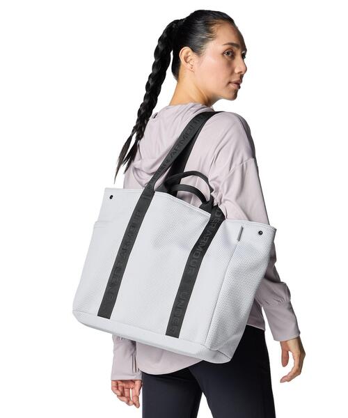 UNDER ARMOUR(アンダーアーマー)の「UAネオプレン トートバッグ(ライフスタイル/メンズ/レディース)(ショルダーバッグ・レディース・グレー・ONESIZE)」の4枚目の写真