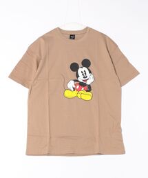 MICKEY MOUSE(�~�b�L�[�}�E�X)�́yMICKEY�z�I�[�o�[�T�C�Y �v�����g ����T�V���c(T�V���c/�J�b�g�\�[)