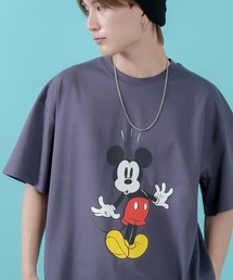 MICKEY MOUSE | 【MICKEY】オーバーサイズ プリント 半袖Tシャツ(Tシャツ/カットソー)