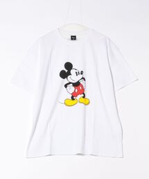 【MICKEY】オーバーサイズ プリント 半袖Tシャツ