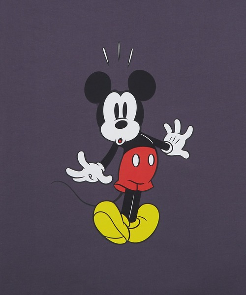 MICKEY MOUSE(ミッキーマウス)の「【MICKEY】オーバーサイズ プリント 半袖Tシャツ(Tシャツ/カットソー・メンズ・グレー/グレー系/ホワイト/ベージュ/ホワイト系・MEDIUM/LARGE/X-LARGE)」の15枚目の写真