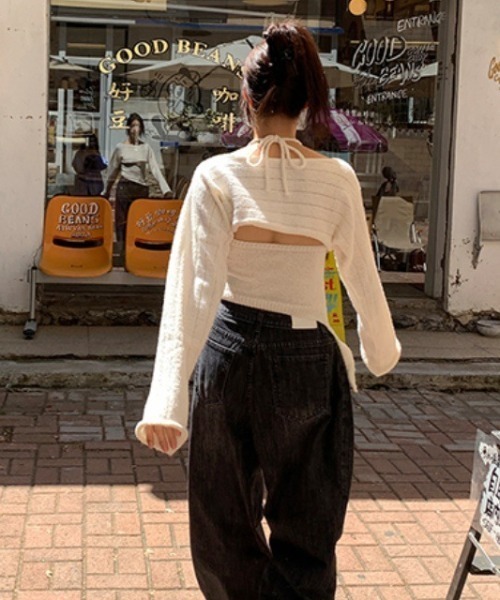 Vipoa(ヴィポア)の「ensemble SS knit(ニット/セーター・レディース・アイボリー/ピンク・FREE)」の16枚目の写真