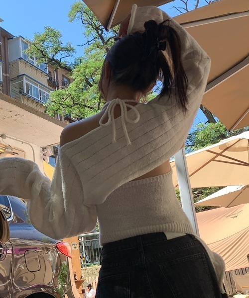 Vipoa(ヴィポア)の「ensemble SS knit(ニット/セーター・レディース・アイボリー/ピンク・FREE)」の19枚目の写真