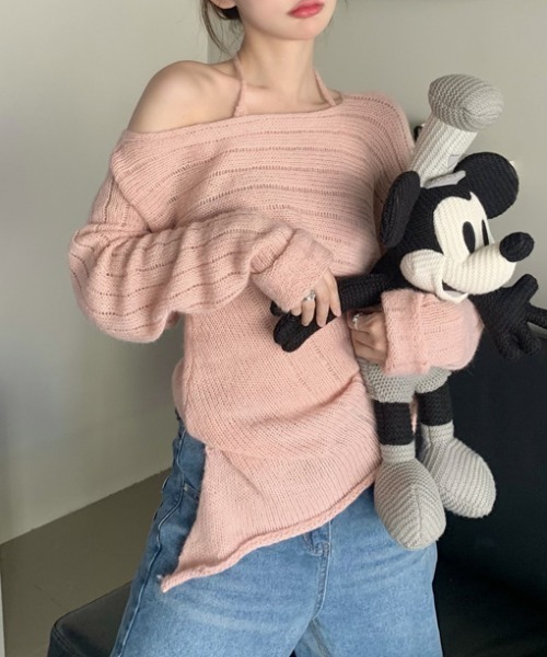 Vipoa(ヴィポア)の「ensemble SS knit(ニット/セーター・レディース・アイボリー/ピンク・FREE)」の22枚目の写真