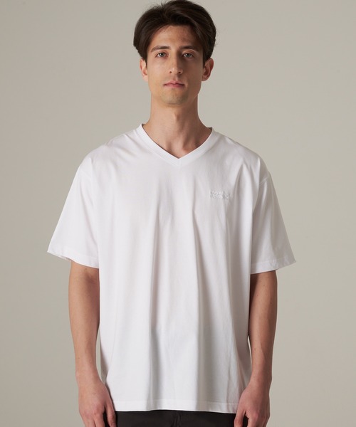 Eddie Bauer(エディーバウアー)の「軽量 Vネック コットン 半袖 Tシャツ(Tシャツ/カットソー・メンズ・ブラック/ホワイト/ブルー/ピンク・XL/L/M/S/XXL)」の5枚目の写真