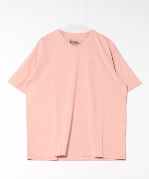 Eddie Bauer(エディーバウアー)の「軽量 Vネック コットン 半袖 Tシャツ(Tシャツ/カットソー・メンズ・ブラック/ホワイト/ブルー/ピンク・XL/L/M/S/XXL)」の11枚目の写真