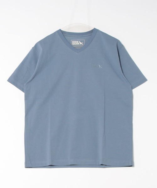 Eddie Bauer(エディーバウアー)の「軽量 Vネック コットン 半袖 Tシャツ(Tシャツ/カットソー・メンズ・ブラック/ホワイト/ブルー/ピンク・XL/L/M/S/XXL)」の14枚目の写真