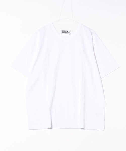 Eddie Bauer(エディーバウアー)の「軽量 Vネック コットン 半袖 Tシャツ(Tシャツ/カットソー・メンズ・ブラック/ホワイト/ブルー/ピンク・XL/L/M/S/XXL)」の21枚目の写真