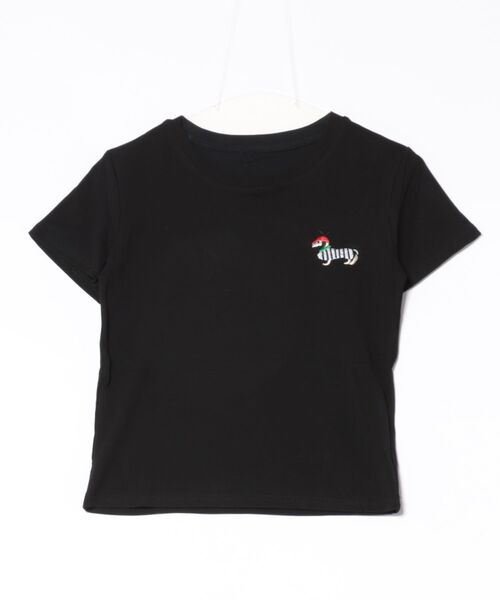 カラーワンポイントTシャツ＆パンツ メンズ Tシャツ 長袖 ワンポイント（Tシャツ/カットソー