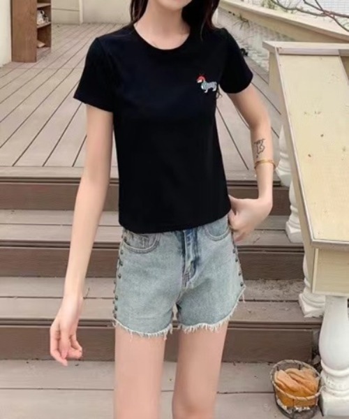 カラーワンポイントTシャツ&ロングパンツset Amazon | [YINGDIE] レディース tシャツ ロングパンツ