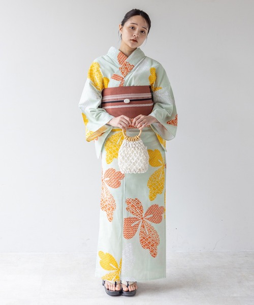 ゆかた館ぐレース　浴衣5点セット ゆかた館グレース浴衣5点セット