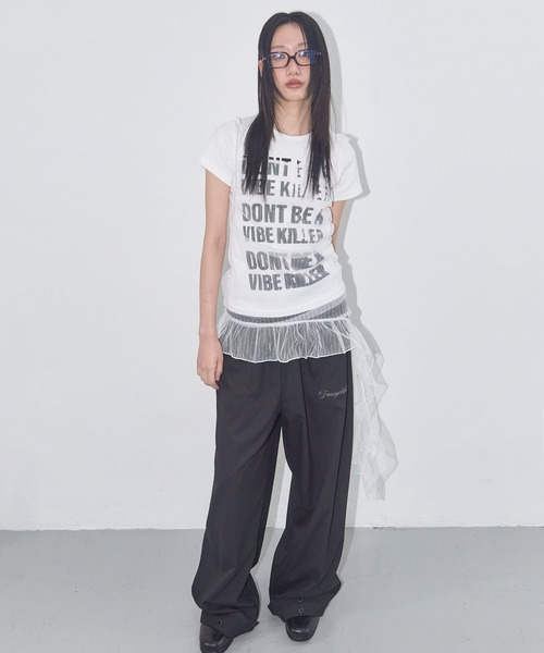 FANCY CLUB（ファンシークラブ）の「FANCY CLUB／レースシャーリングワンピース（ワンピース・レディース・ホワイト/ブラック・FREE）」の16枚目の写真