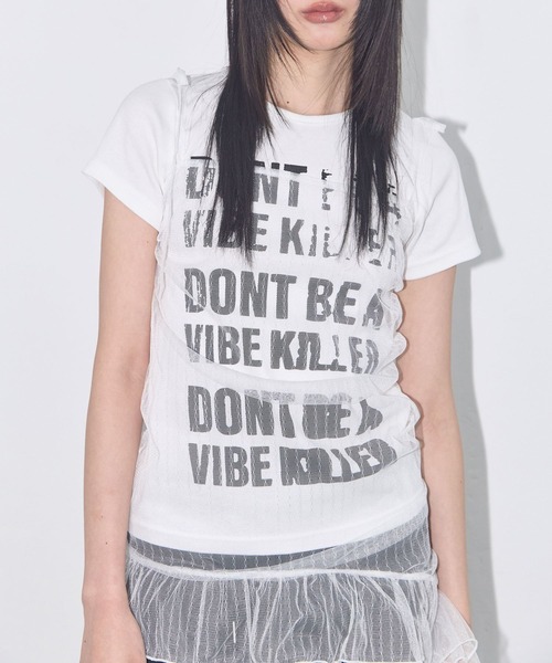 FANCY CLUB（ファンシークラブ）の「FANCY CLUB／レースシャーリングワンピース（ワンピース・レディース・ホワイト/ブラック・FREE）」の21枚目の写真