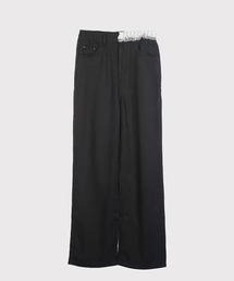 テンセル100 ウエストレース付きパンツ