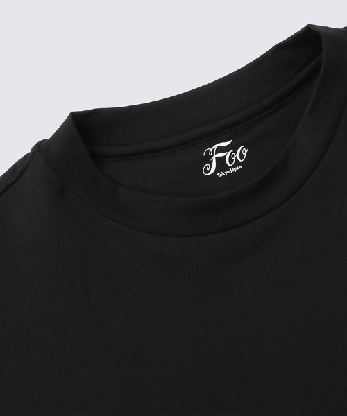 Foo Tokyo(フートーキョー)の「【メンズ】シルクコットンTシャツ ブラック(Tシャツ/カットソー・レディース・ブラック・LL/L/M)」の6枚目の写真