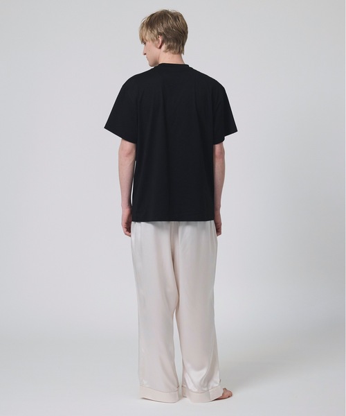 Foo Tokyo(フートーキョー)の「【メンズ】シルクコットンTシャツ ブラック(Tシャツ/カットソー・レディース・ブラック・LL/L/M)」の4枚目の写真