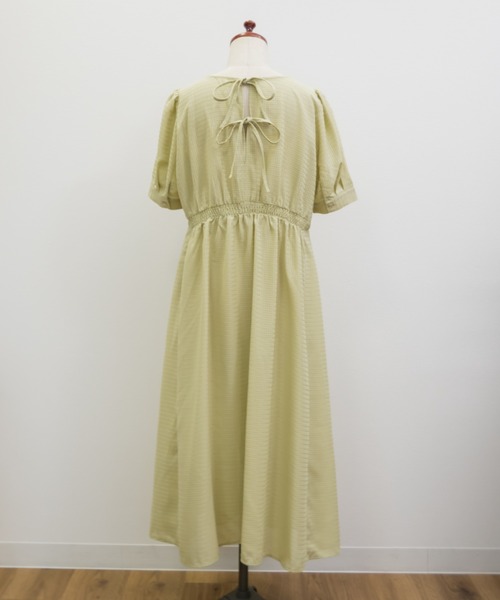 CLETTE(クレット)の「ペチコート付きシアーチェックワンピース(ワンピース・レディース・ブラック/グリーン/アイボリー・3L/LL/4L)」の13枚目の写真