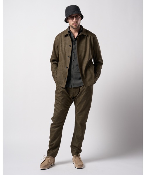 wjk（ダヴルジェイケイ）の「piece-dyed function regular shirt（シャツ/ブラウス・メンズ・ブラウン/グレー/ブルー・SMALL/MEDIUM/LARGE/X-LARGE）」の21枚目の写真