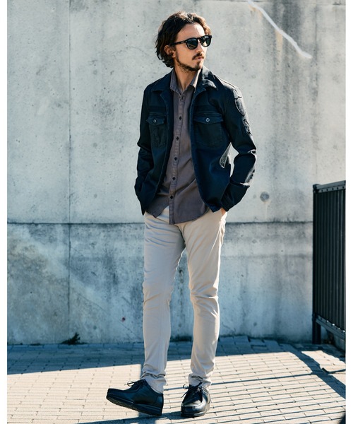 wjk（ダヴルジェイケイ）の「piece-dyed function regular shirt（シャツ/ブラウス・メンズ・ブラウン/グレー/ブルー・SMALL/MEDIUM/LARGE/X-LARGE）」の20枚目の写真