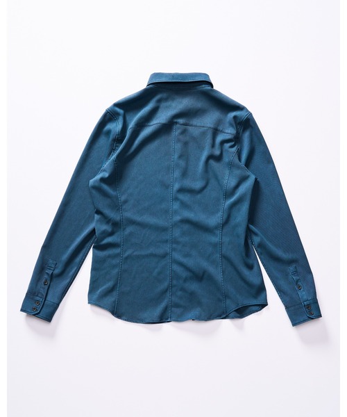 wjk（ダヴルジェイケイ）の「piece-dyed function regular shirt（シャツ/ブラウス・メンズ・ブラウン/グレー/ブルー・SMALL/MEDIUM/LARGE/X-LARGE）」の15枚目の写真