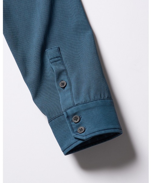 wjk（ダヴルジェイケイ）の「piece-dyed function regular shirt（シャツ/ブラウス・メンズ・ブラウン/グレー/ブルー・SMALL/MEDIUM/LARGE/X-LARGE）」の10枚目の写真