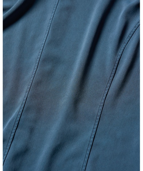 wjk（ダヴルジェイケイ）の「piece-dyed function regular shirt（シャツ/ブラウス・メンズ・ブラウン/グレー/ブルー・SMALL/MEDIUM/LARGE/X-LARGE）」の11枚目の写真