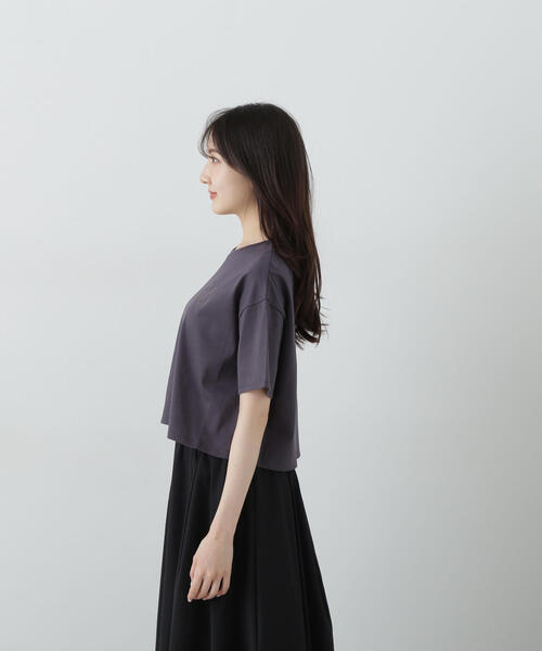 PROPORTION BODY DRESSING（プロポーションボディドレッシング）の「ワンポイント刺繍Ｔシャツ / 1215160505（Tシャツ/カットソー・レディース・ホワイト/ダークグレー/ピンク・FREE）」の20枚目の写真