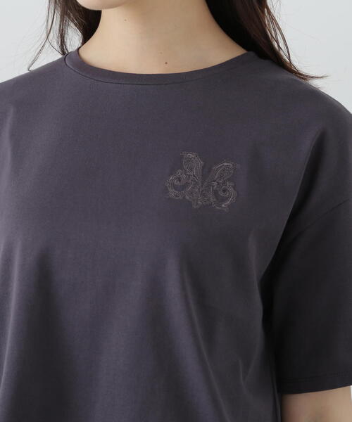 PROPORTION BODY DRESSING（プロポーションボディドレッシング）の「ワンポイント刺繍Ｔシャツ / 1215160505（Tシャツ/カットソー・レディース・ホワイト/ダークグレー/ピンク・FREE）」の22枚目の写真