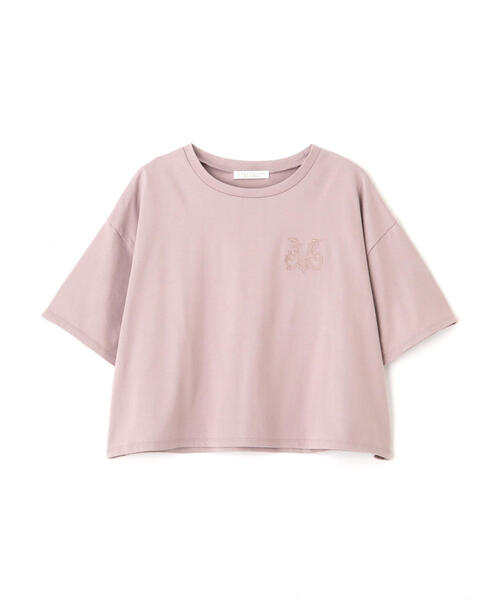 PROPORTION BODY DRESSING(プロポーションボディドレッシング)の「ワンポイント刺繍Tシャツ / 1215160505(Tシャツ/カットソー・レディース・ホワイト/ダークグレー/ピンク・FREE)」の22枚目の写真