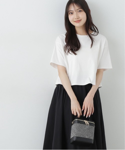 PROPORTION BODY DRESSING（プロポーションボディドレッシング）の「ワンポイント刺繍Ｔシャツ / 1215160505（Tシャツ/カットソー・レディース・ホワイト/ダークグレー/ピンク・FREE）」の13枚目の写真