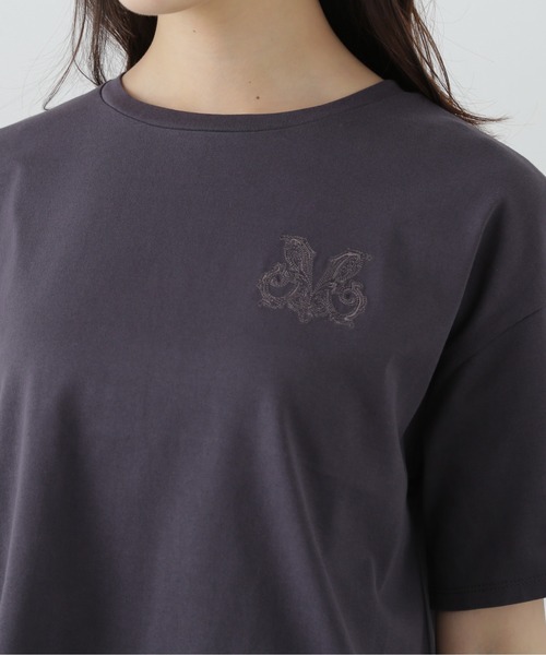 PROPORTION BODY DRESSING（プロポーションボディドレッシング）の「ワンポイント刺繍Ｔシャツ / 1215160505（Tシャツ/カットソー・レディース・ホワイト/ダークグレー/ピンク・FREE）」の8枚目の写真