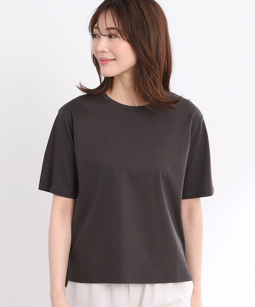 tシャツ 「夏SALE／UVカット／接触冷感／マシンウォッシュ可能」ベーシックジャージTシャツ レディース セール】【夏SALE／UVカット／接触冷感／マシンウォッシュ可能