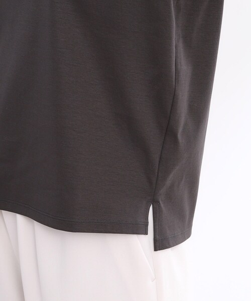 Reflect(リフレクト)の「【夏SALE/UVカット/接触冷感/マシンウォッシュ可能】ベーシックジャージTシャツ(Tシャツ/カットソー・レディース・オフホワイト/チャコールグレー/ブラック・05/07/09/11/13/15 /17)」の14枚目の写真