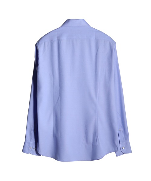 MEN'S BIGI(メンズビギ)の「【ACTIVE TAILOR/アクティブテイラー】クールマックスロイヤルオックスドレスシャツ<吸水速乾/イージーケア>(シャツ/ブラウス・メンズ・ホワイト/サックスブルー・03/02/01/04)」の9枚目の写真