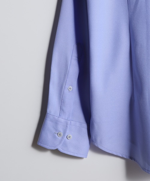 MEN'S BIGI(メンズビギ)の「【ACTIVE TAILOR/アクティブテイラー】クールマックスロイヤルオックスドレスシャツ<吸水速乾/イージーケア>(シャツ/ブラウス・メンズ・ホワイト/サックスブルー・03/02/01/04)」の10枚目の写真
