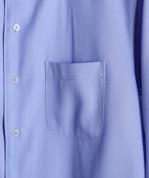 MEN'S BIGI(メンズビギ)の「【ACTIVE TAILOR/アクティブテイラー】クールマックスロイヤルオックスドレスシャツ<吸水速乾/イージーケア>(シャツ/ブラウス・メンズ・ホワイト/サックスブルー・03/02/01/04)」の7枚目の写真