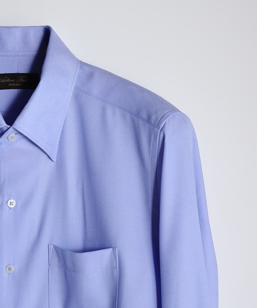 MEN'S BIGI(メンズビギ)の「【ACTIVE TAILOR/アクティブテイラー】クールマックスロイヤルオックスドレスシャツ<吸水速乾/イージーケア>(シャツ/ブラウス・メンズ・ホワイト/サックスブルー・03/02/01/04)」の6枚目の写真