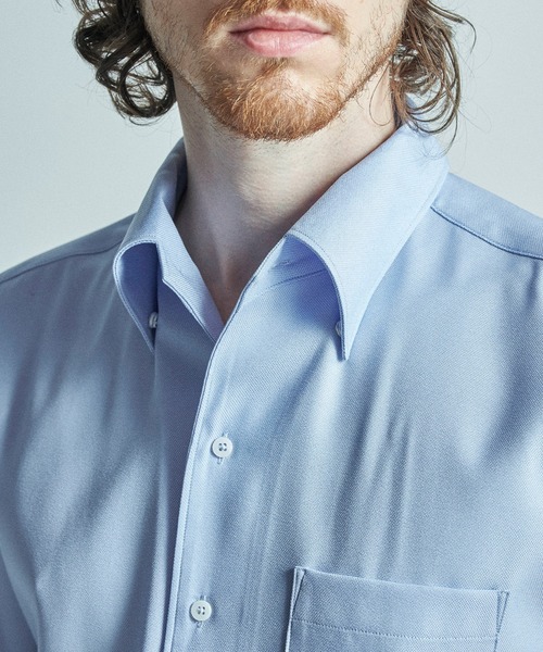 MEN'S BIGI(メンズビギ)の「【ACTIVE TAILOR/アクティブテイラー】クールマックスロイヤルオックスドレスシャツ<吸水速乾/イージーケア>(シャツ/ブラウス・メンズ・ホワイト/サックスブルー・03/02/01/04)」の17枚目の写真