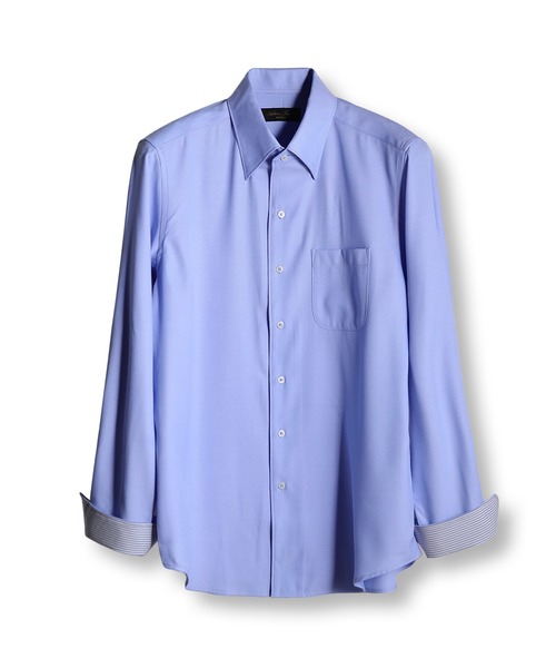 MEN'S BIGI(メンズビギ)の「【ACTIVE TAILOR/アクティブテイラー】クールマックスロイヤルオックスドレスシャツ<吸水速乾/イージーケア>(シャツ/ブラウス・メンズ・ホワイト/サックスブルー・03/02/01/04)」の18枚目の写真