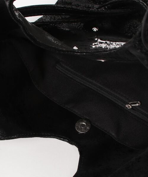NOVESSEL（ノベセル）の「『NOVESSEL/ノベセル』プレートデザイン2WAYバッグ【Y】【CN】（ショルダーバッグ・レディース・ブラック・FREE）」の3枚目の写真